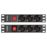Блок розеток EXEGATE SERVERPRO PDU-10H305 Al-3S-C14-SW EX298593RUS