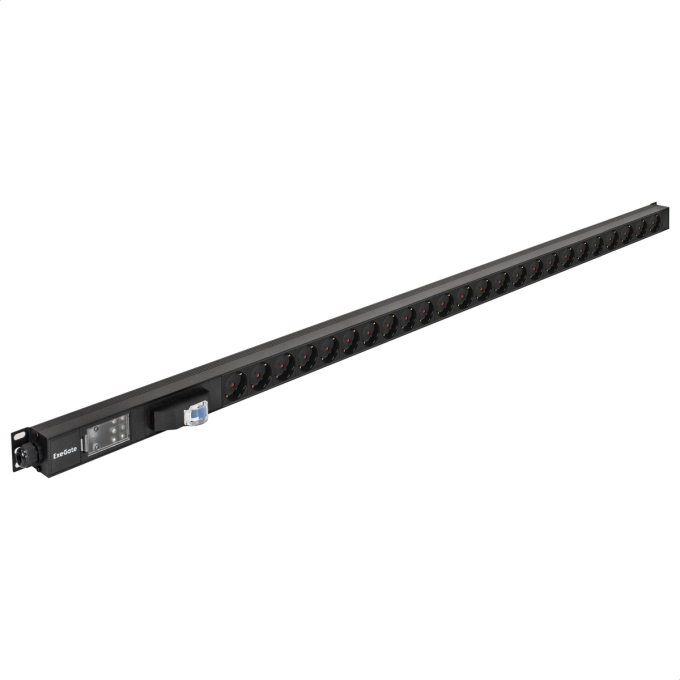 Блок розеток EXEGATE SERVERPRO PDU-V241 Al-24S-T-1P EX300292RUS