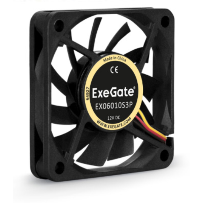 Вентилятор 12В DC EXEGATE EXTRASILENT ES06025B2P 60x60x25 мм EX299864RUS